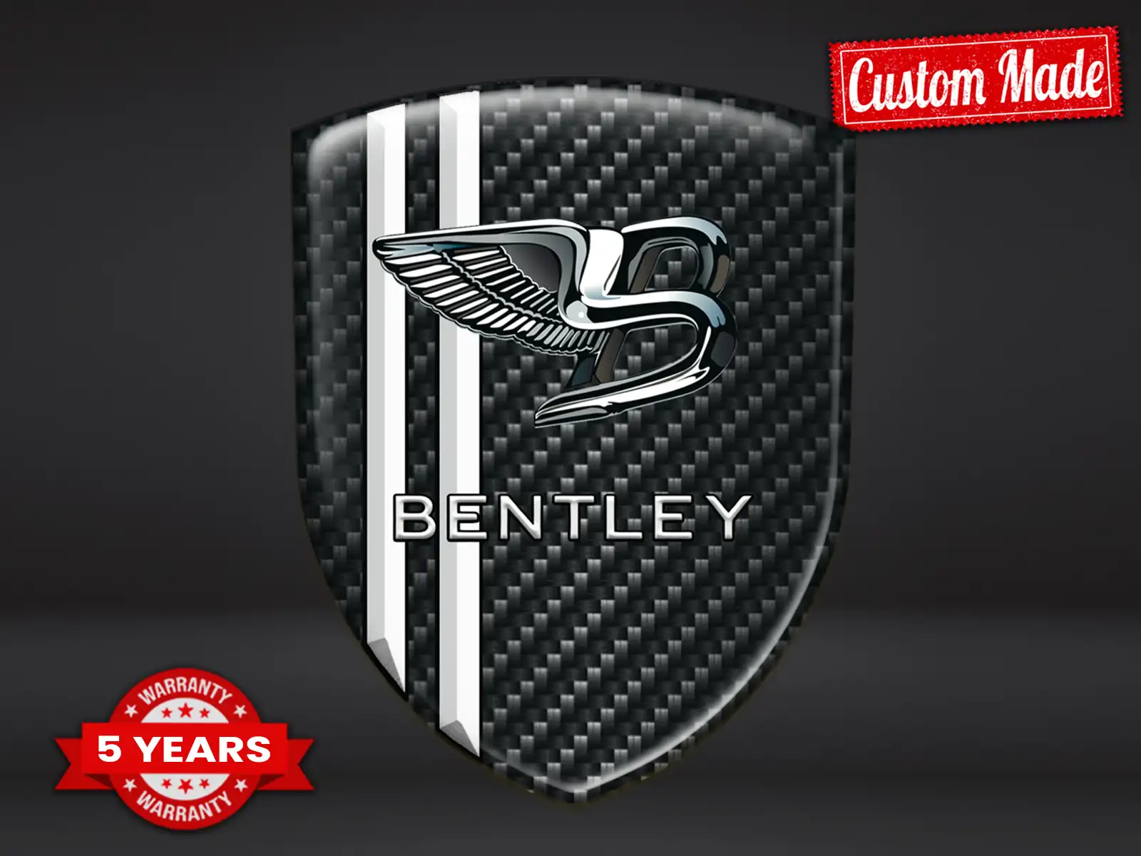 Bentley Logo Silicona Auto Máximo Duradero Estilo Pro Rendimiento